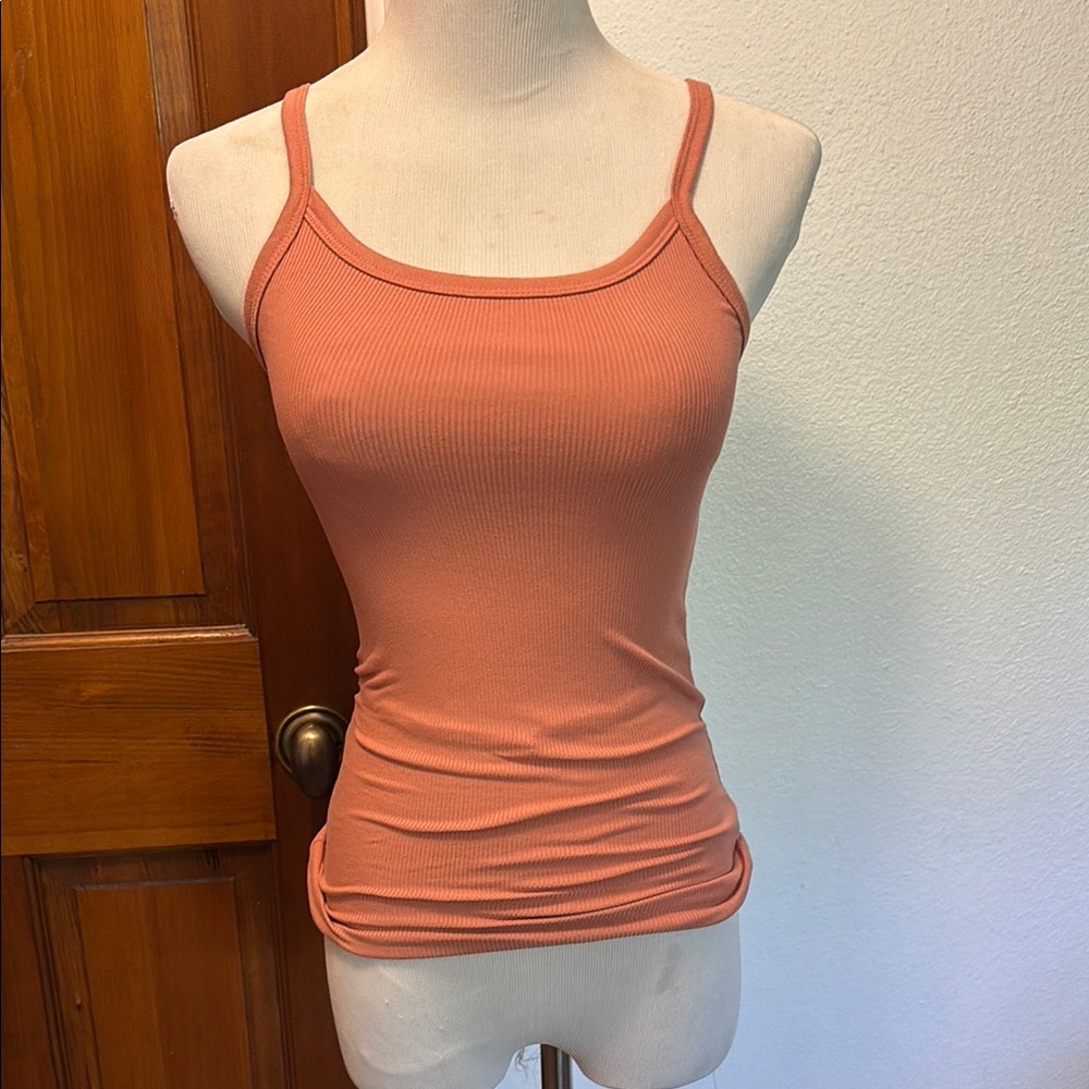 Salmon Orange Tank Top